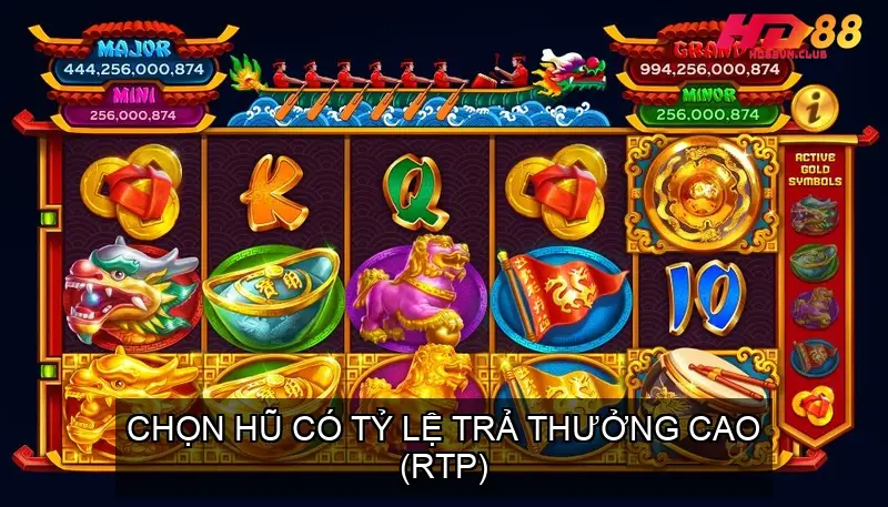 So sánh RTP giữa các hũ