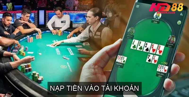 Nạp tiền vào tài khoản