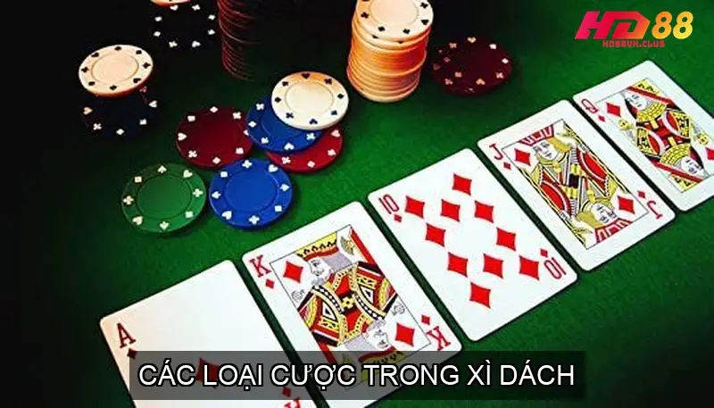 Hướng Dẫn Đặt Cược Bài Xì Dách Đơn Giản, Dễ Hiểu Các Loại Cược Trong Xì Dách