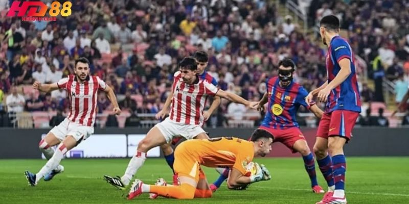 Barcelona Đấu Với Ath Bilbao: Chiến Thắng 5-0 Hủy Diệt Toàn cảnh trận bán kết Siêu cúp Tây Ban Nha